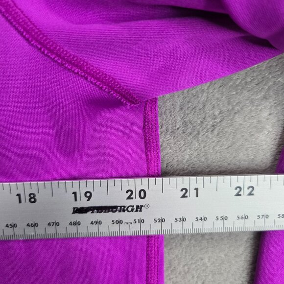 Womens Nike Therma Fit Purple Hoodie Sweatshirt Drawstring Polyester Size M - Picture 5 of 8